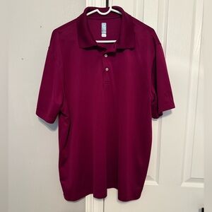 PGA Tour Burgundy Airflux Polo